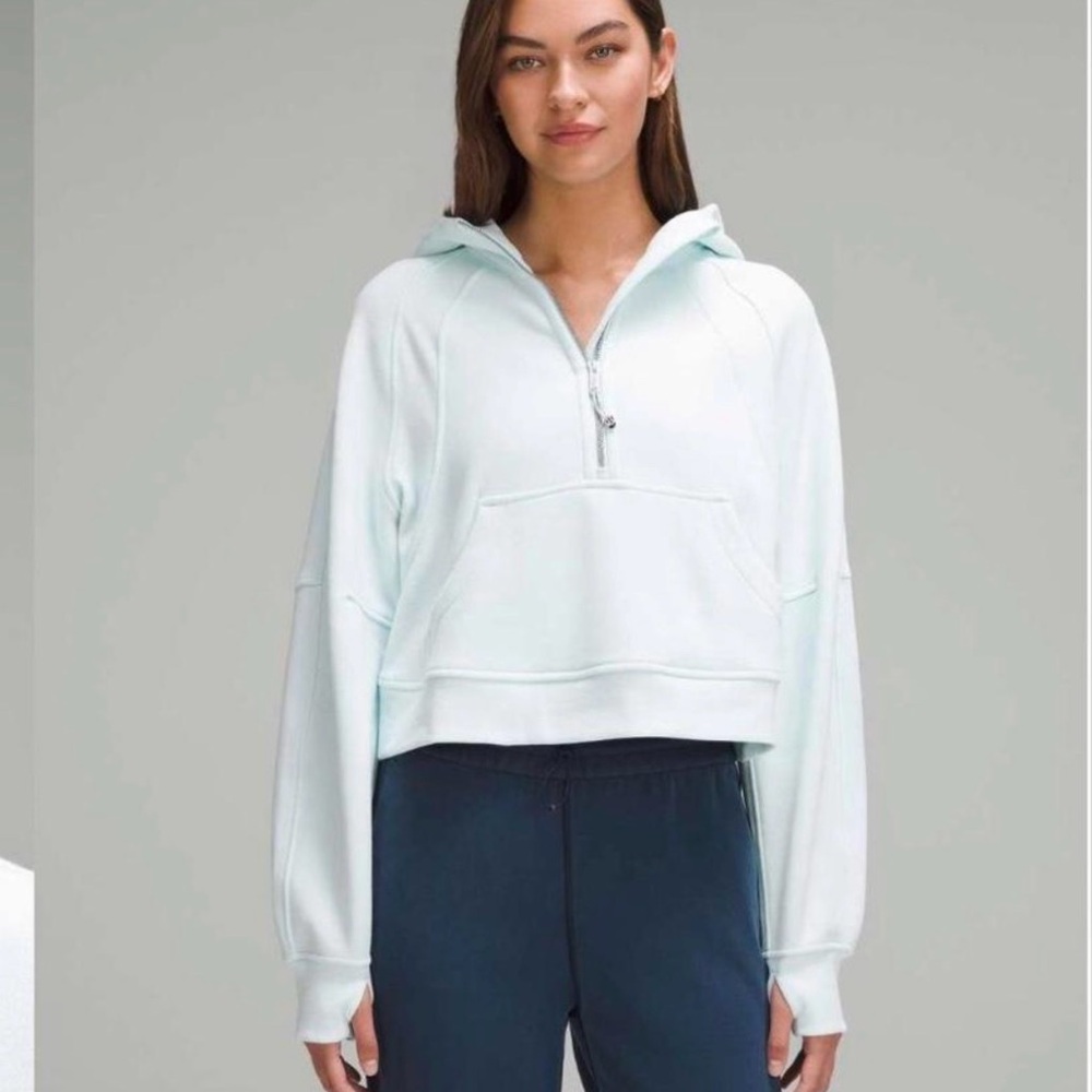 LULULEMON half zip scuba with hood